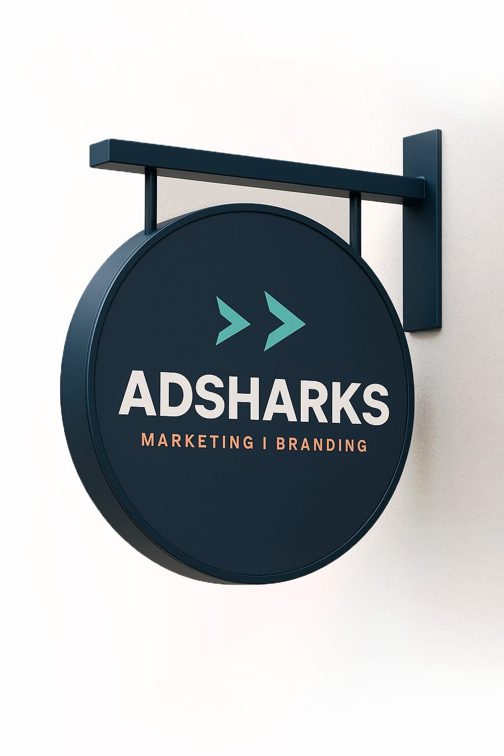 Szyld-_AdSharks Baner ze sciany