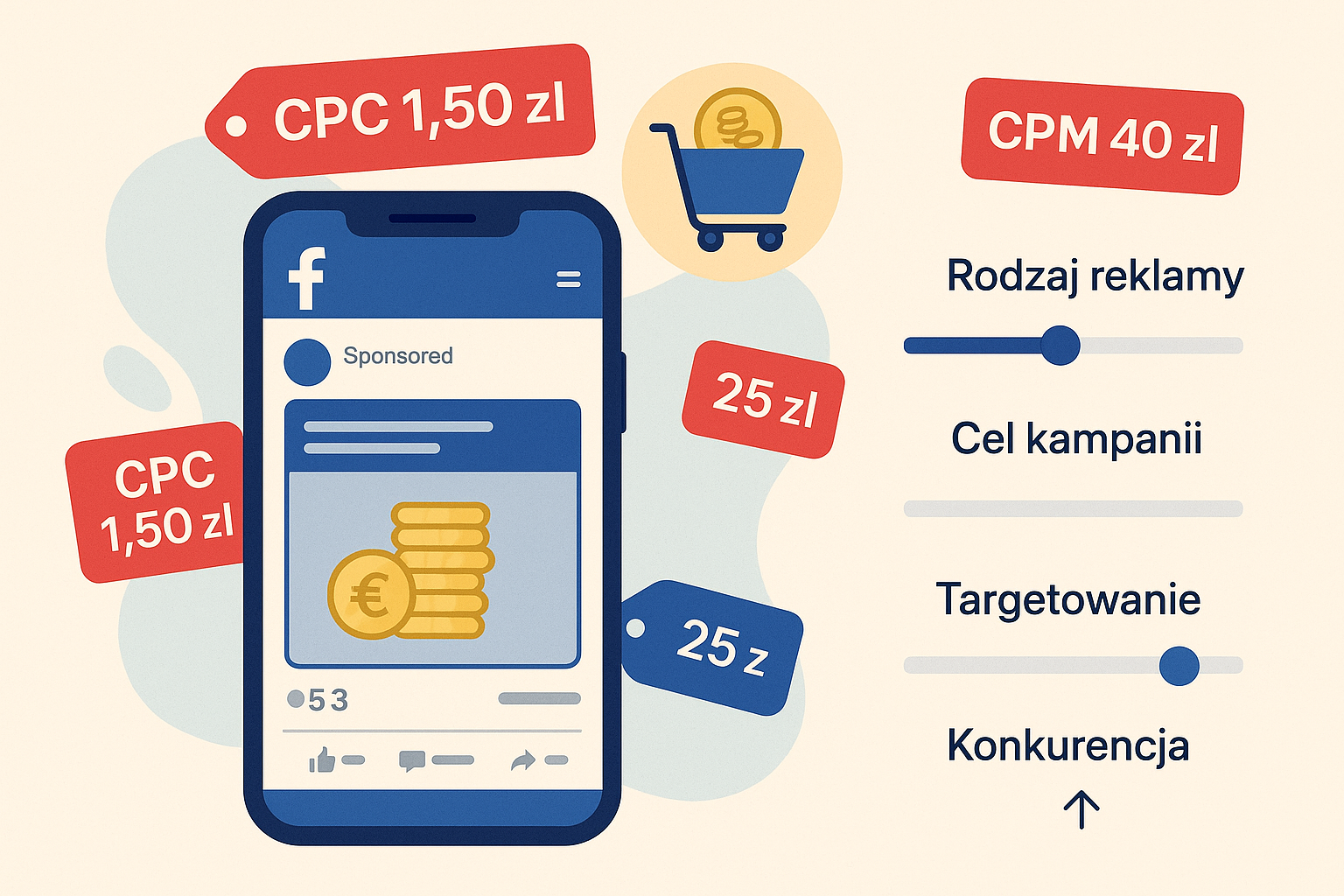 Ile kosztuje post sponsorowany na Facebooku w 2025 roku?